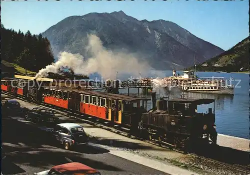 Zahnradbahn Achensee Dampfer Stadt Innsbruck Landungssteg Seespitze Kat. Bergbahn