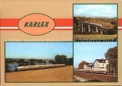 Eisenbahn Karlex Talsperre Pirk Syratalviadukt Bahnhof Weischlitz Kat. Eisenbahn