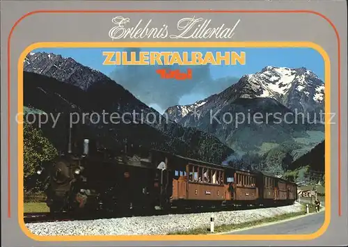 Eisenbahn Zillertalbahn Zillertal Gruenberg Kat. Eisenbahn