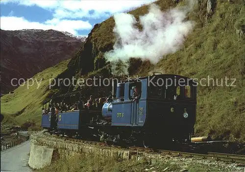 Lokomotive HG 2 3 Nr. 6  Weisshorn Furka Bergstrecke  Kat. Eisenbahn