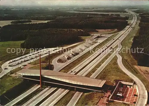 Autobahn Bundes Autobahn Brueckenrasthaus Dammer Berge Kat. Autos