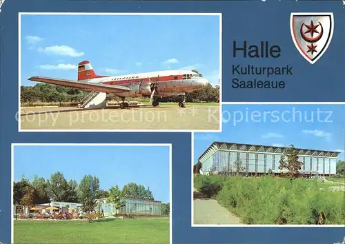 Flugzeuge Zivil Halle Kulturpark Saaleaue  Kat. Airplanes Avions