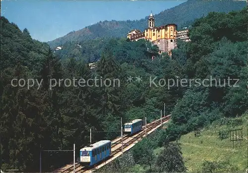 Zahnradbahn Locarno Santuario Madonna del Sasso  Kat. Bergbahn