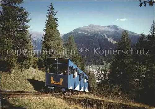 Zahnradbahn Schatzalpbahn Davos Platz Kat. Bergbahn