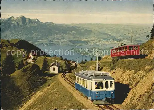 Zahnradbahn Rigi Vitznau und Arth Rigi Bahnen Rigi Staffel Luzern Pilatus Kat. Bergbahn