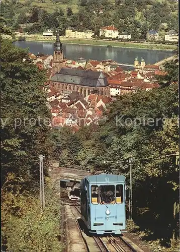 Zahnradbahn Heidelberg Altstadt Kat. Bergbahn