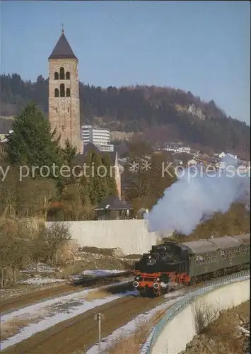 Lokomotive 86457 AW Trier Ausfahrt aus Gerolstein Kat. Eisenbahn