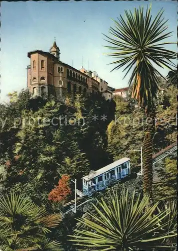 Zahnradbahn Locarno Orselina Madonna del Sasso Kat. Bergbahn