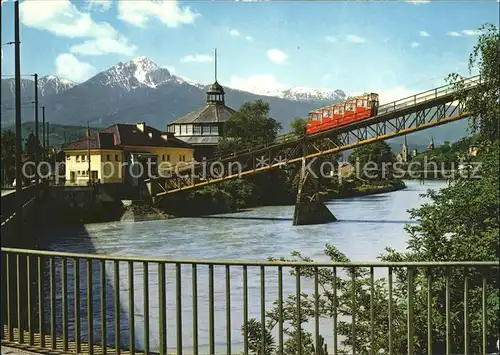 Zahnradbahn Hungerburgbahn Talstation Nockspitze Innsbruck Kat. Bergbahn