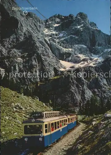 Zugspitzbahn Zahnradbahn Zugspitze  Kat. Eisenbahn