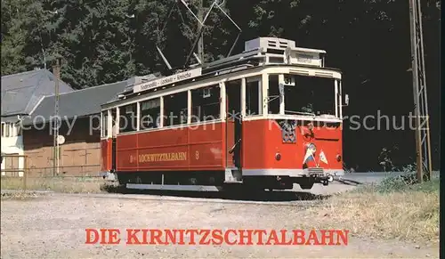 Strassenbahn Kirnitzschtalbahn Triebwagen 9  Kat. Strassenbahn