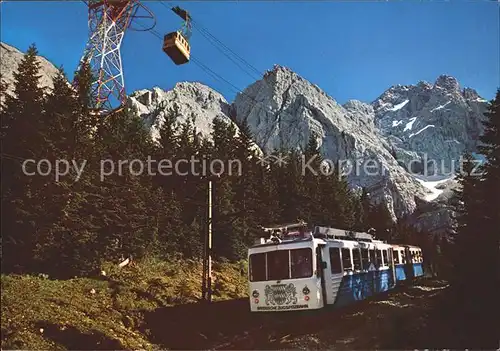 Zugspitzbahn Zahnradbahn Seilbahn Zugspitze Kat. Eisenbahn