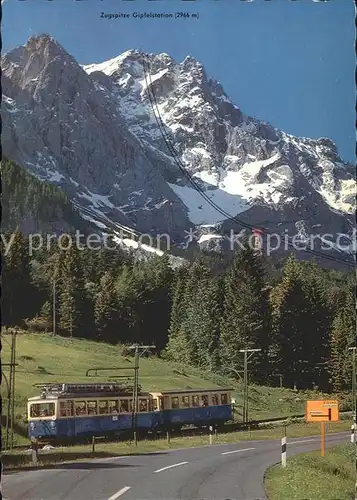 Zugspitzbahn Zahnradbahn Zugspitzgipfel  Kat. Eisenbahn