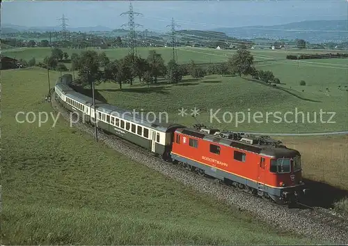 Eisenbahn Elektro Schnellzuglokomotive Re 4 4 Schweizerische Suedostbahn Kat. Eisenbahn