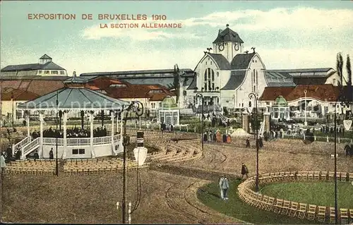 Exposition Universelle Bruxelles 1910 Section Allemande  Kat. Expositions