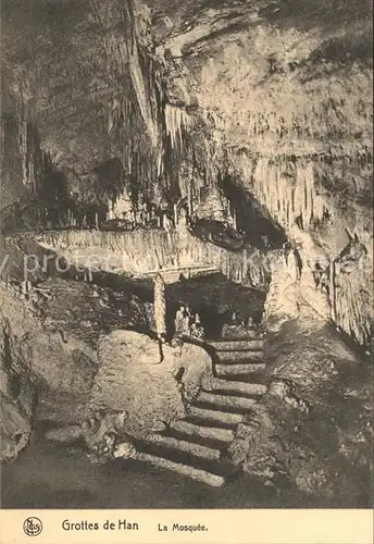 Hoehlen Caves Grottes Grottes de Han Mosquee Kat. Berge