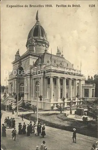 Exposition Universelle Bruxelles 1910 Pavillon du Bresil  Kat. Expositions