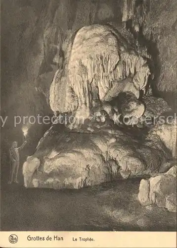 Hoehlen Caves Grottes Grottes de Han Le Trophee  Kat. Berge