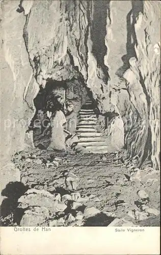 Hoehlen Caves Grottes Grottes de Han Saile Vigneron  Kat. Berge