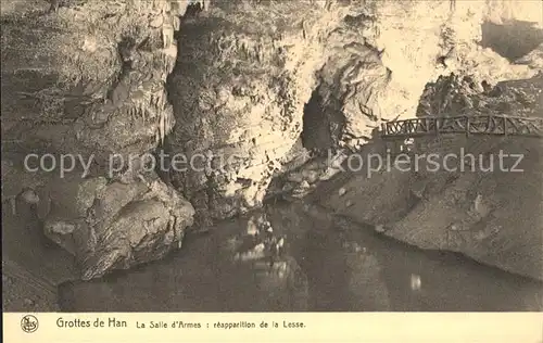 Hoehlen Caves Grottes Grottes de Han Salle d Armes Lesse  Kat. Berge