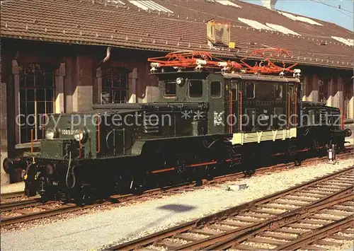 Lokomotive Krokodillokomotive 1089.06 Bundesbahn oesterreich  Kat. Eisenbahn