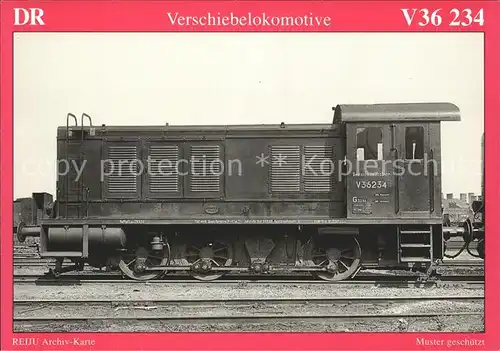 Lokomotive Diesel Verschiebelokomotive V36234 Deutsche Reichsbahn Kat. Eisenbahn