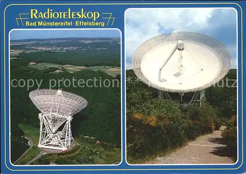 Astronomie Radioteleskop Bad Muenstereifel Effelsberg  Kat. Wissenschaft Science