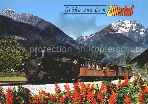 Eisenbahn Zillertalbahn Gruenberg Kat. Eisenbahn