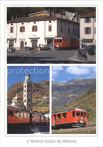 Eisenbahn Trenino rosso del Bernina Tirano Kat. Eisenbahn