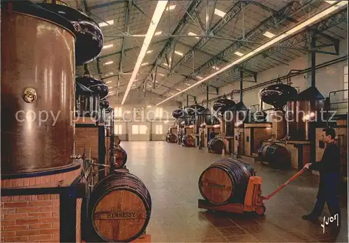 Wein Distillerie moderne du Peu Cognac  Kat. Lebensmittel