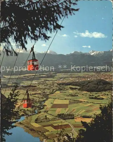 Seilbahn Kanzel Ossiacher See Villach Julische Alpen  Kat. Bahnen