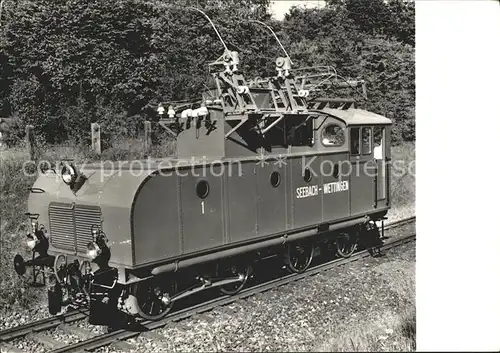 Lokomotive Einphasenwechselstrom Seebach Wettingen  Kat. Eisenbahn