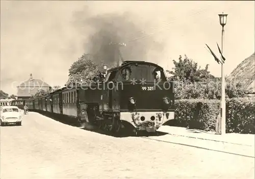 Lokomotive 99321 Molly Kuehlungsborn  Kat. Eisenbahn