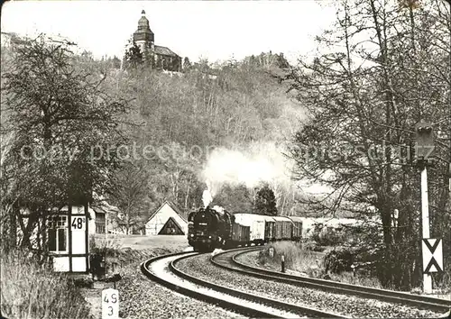 Eisenbahn Dampflokomotive 41 1180 Nahgueterzug Orlamuende  Kat. Eisenbahn