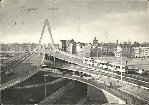 Strassenbahn Koeln am Rhein Severinsbruecke  Kat. Strassenbahn