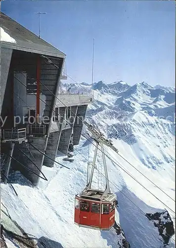 Seilbahn Parpaner Rothorn Lenzerheide Valbella Gipfelstation  Kat. Bahnen