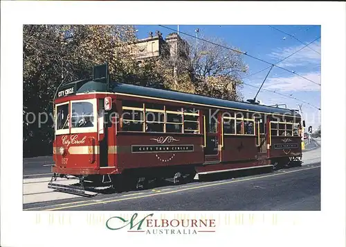 Strassenbahn City Circle Tram Melbourne Victoria Australia Kat. Strassenbahn