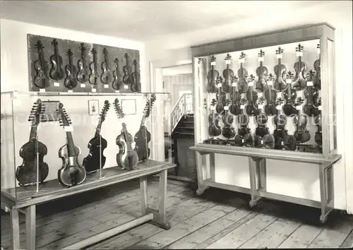 Geige Streichinstrumente Museum Markneukirchen  Kat. Musik