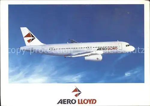 Flugzeuge Zivil Aero Lloyd Airbus A320 Kat. Airplanes Avions