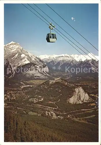 Seilbahn Sulphur Mountain Banff Alberta Canada  Kat. Bahnen