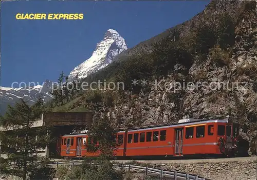 Eisenbahn Glacier Express  Kat. Eisenbahn