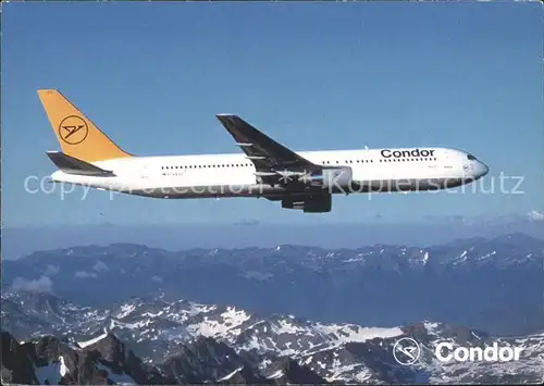 Flugzeuge Zivil Condor Boeing 767  Kat. Airplanes Avions