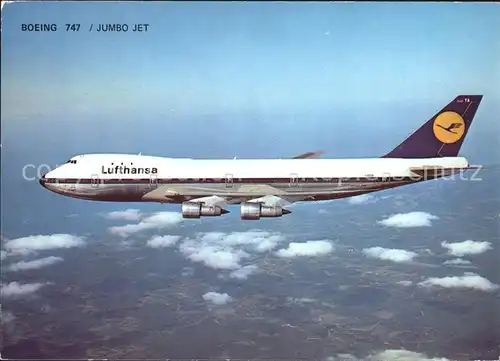 Lufthansa Boeing 747 Jumbo Jet  Kat. Flug