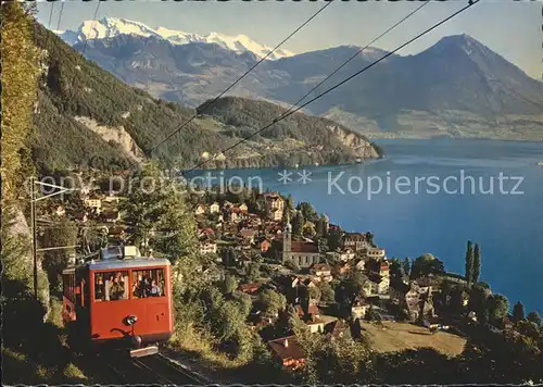 Zahnradbahn Vitznau Rigi Bahn Nidwaldner Alpen Kat. Bergbahn