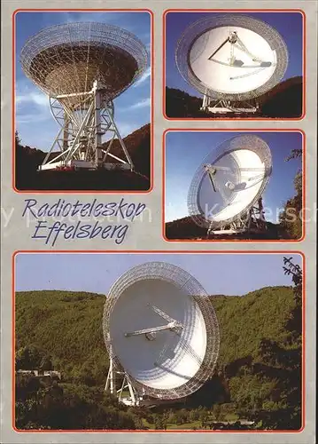 Astronomie Radioteleskop Effelsberg Bad Muenstereifel Kat. Wissenschaft Science