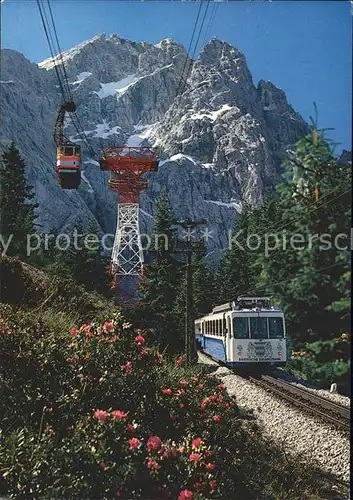 Zugspitzbahn Zahnradbahn Seilbahn Zugspitze Kat. Eisenbahn