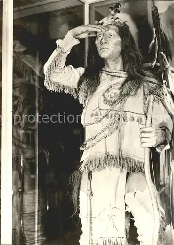 Indianer Native American Apatsche Krieger Indianer Museum Karl May Stiftung Kat. Regionales