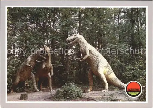 Dinosaurier Antrodemus Camptosaurus Saurierpark Kleinwelka Kat. Tiere