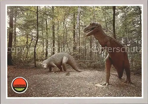 Dinosaurier Scelidosaurus Ceratosaurus Saurierpark Kleinwelka Kat. Tiere