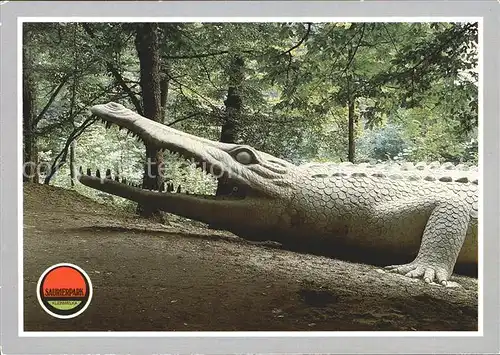 Dinosaurier Deinosuchus Saurierpark Kleinwelka  Kat. Tiere